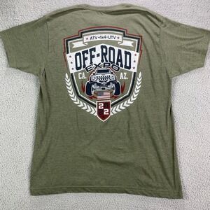 Offroad Expo Shirt Mens Extra Large Green‎ CA AZ Made In USA 100% Cotton